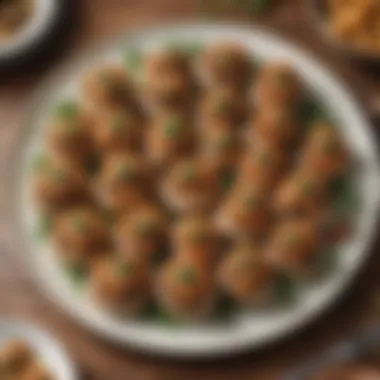 Delicious stuffed mushrooms on a platter