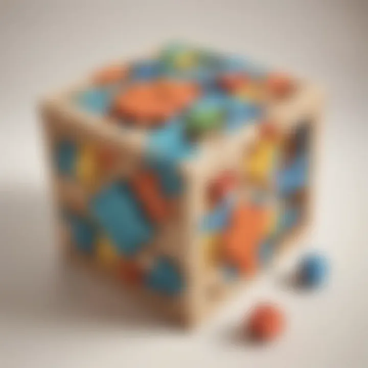 Educational puzzle toy with moving parts