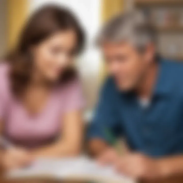 Visual representation of parental involvement in intervention programs