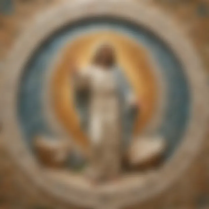 Eggshell Mosaic He Is Risen Scene
