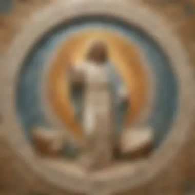 Elegant Resurrection Mosaic Delight Eggshell Mosaic He Is Risen Scene