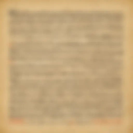 Elegant Calligraphy Writing on Vintage Paper