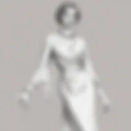 Elegant Fashion Sketch Template