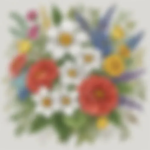 Elegant floral wedding coloring book design