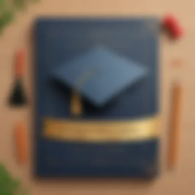 Sophisticated Cover Design for Graduation Booklet Elegant graduation booklet cover design