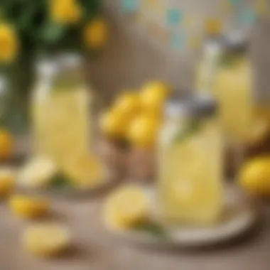Whimsical Lemonade Themed Party Favors