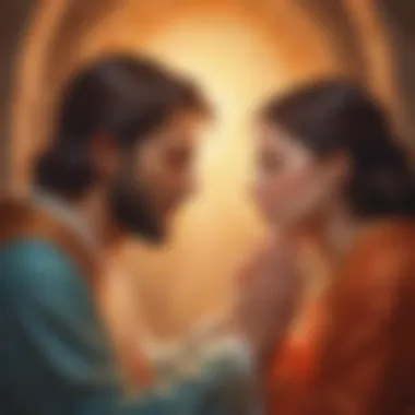 Emotional Resonance of Seeking Forgiveness Illustration capturing the emotional depth of seeking divine forgiveness