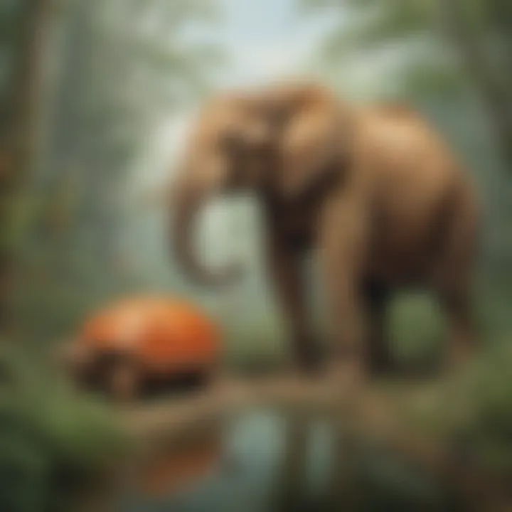 Endangered species in shrinking environment