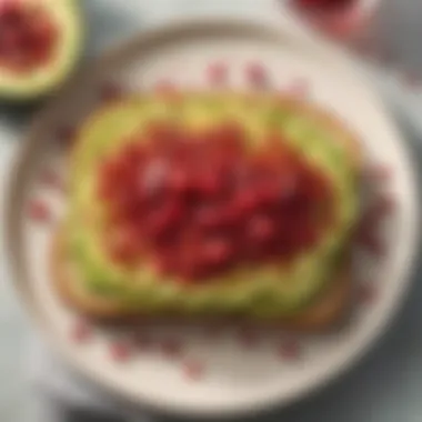 Avocado Toast with Pomegranate Zest Power-Packed Avocado Toast with Pomegranate Drizzle