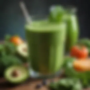 Nutrient-Rich Green Elixir Revitalizing Green Smoothie Loaded with Nutrients