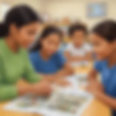 Illustration capturing the essence of civic responsibility in young minds