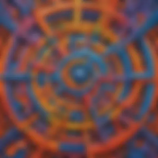Abstract division art