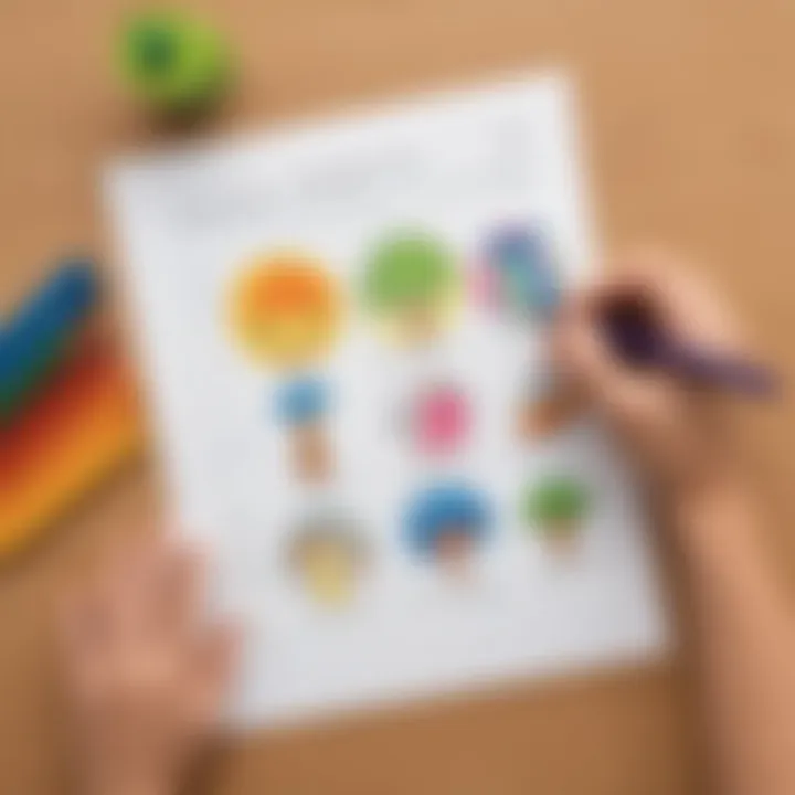 Preschool worksheet for enhancing fine motor skills