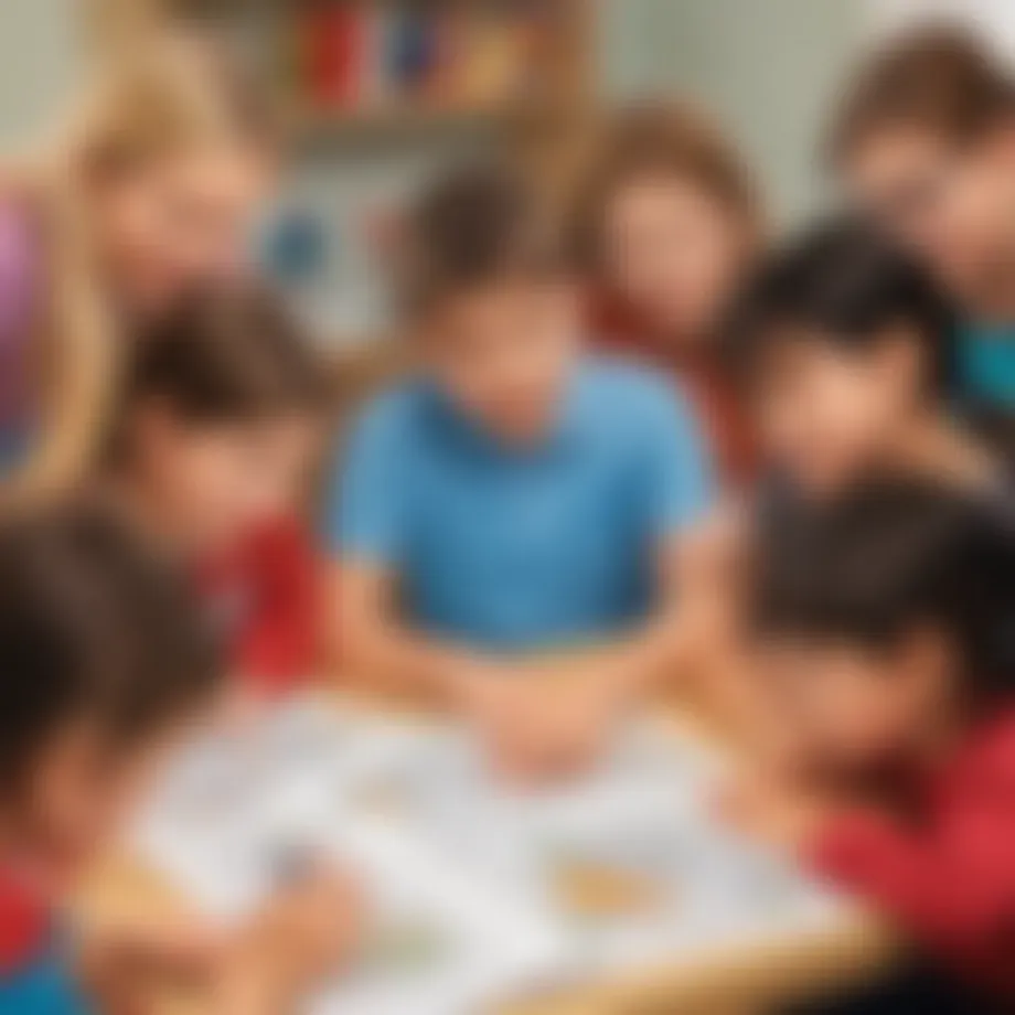 Children Engaged in Following Directions Activity