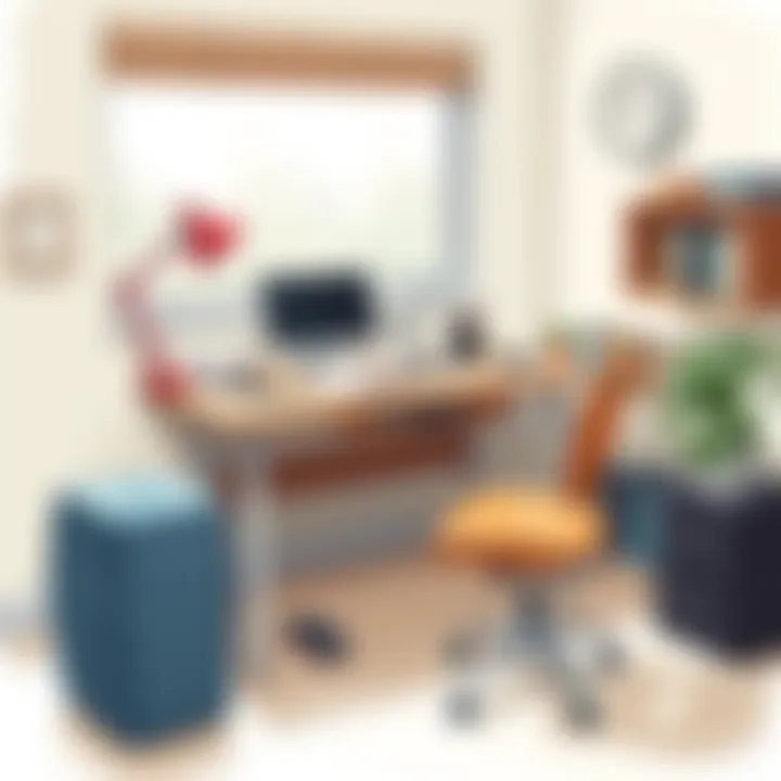 Ergonomic Workspace for Writing An ergonomic workspace designed for writing activities