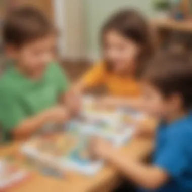Creative art project showcasing kindergarten problem-solving skills