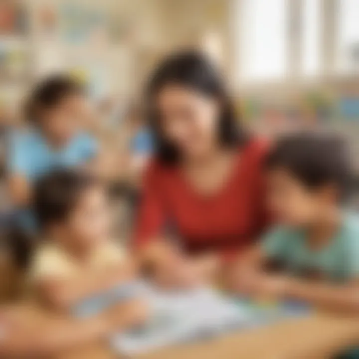 Illustration highlighting the benefits of ESL integration in early childhood education
