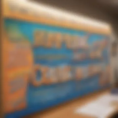 Innovative lettering techniques enhancing educational environment
