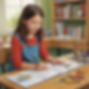 Innovative Teaching Tools Illustration of creative phonics teaching tools