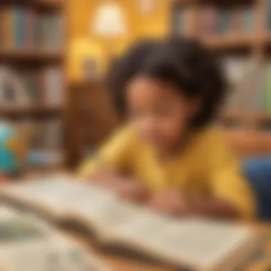 Literary Exploration Adventure Child Exploring Diverse Reading Materials