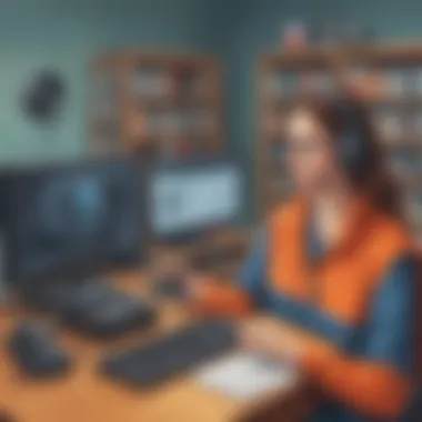 Illustration showcasing privacy measures in video recording on Kidlect