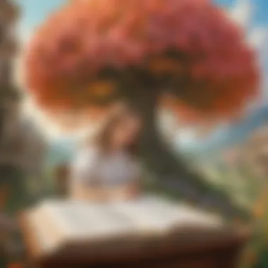 Literary imagination blooming