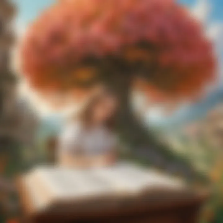 Literary imagination blooming