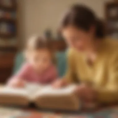 Parent and child enjoying storytelling session