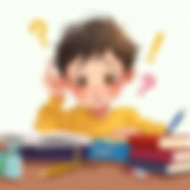 A child solving real-life problems with creativity