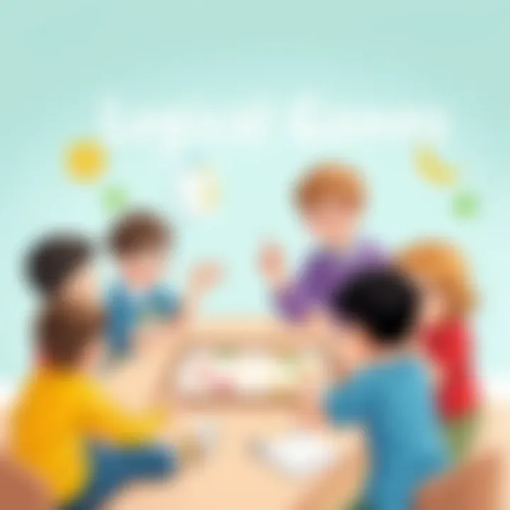 Children playing logical games that promote reasoning