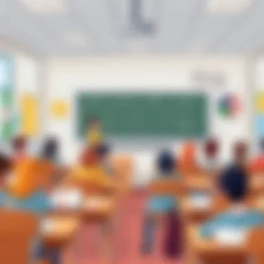 Classroom Environment Promoting Spelling Skills Classroom setting focusing on spelling skills