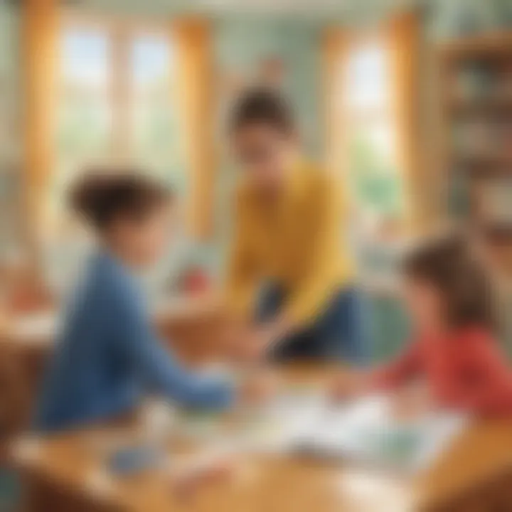 Parents and teachers collaborating for child's development