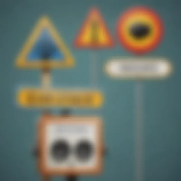 Illustration highlighting user-friendly audio and video recording signs on Kidlect