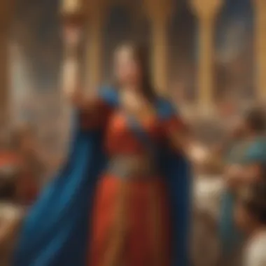 Depiction of Esther's Courageous Stand