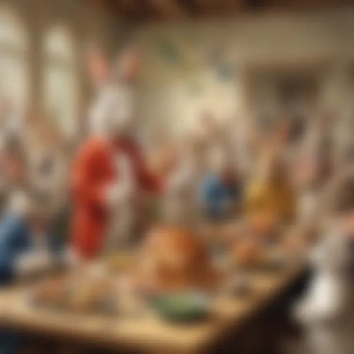 Evolution of Easter Bunny in modern-day celebrations