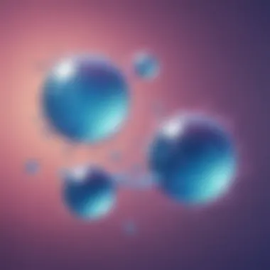 A visual representation of gas bubbles rising in a transparent solution.