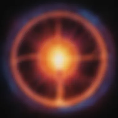 An illustration of plasma in a glowing, dynamic form, emphasizing its unique attributes.