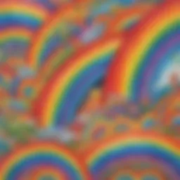 Vibrant Rainbow Artwork