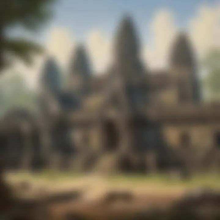 Ancient Temples in Angkor Wat