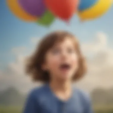 Emotional Benefits of Balloon Breathing Illustration of emotional benefits of balloon breathing