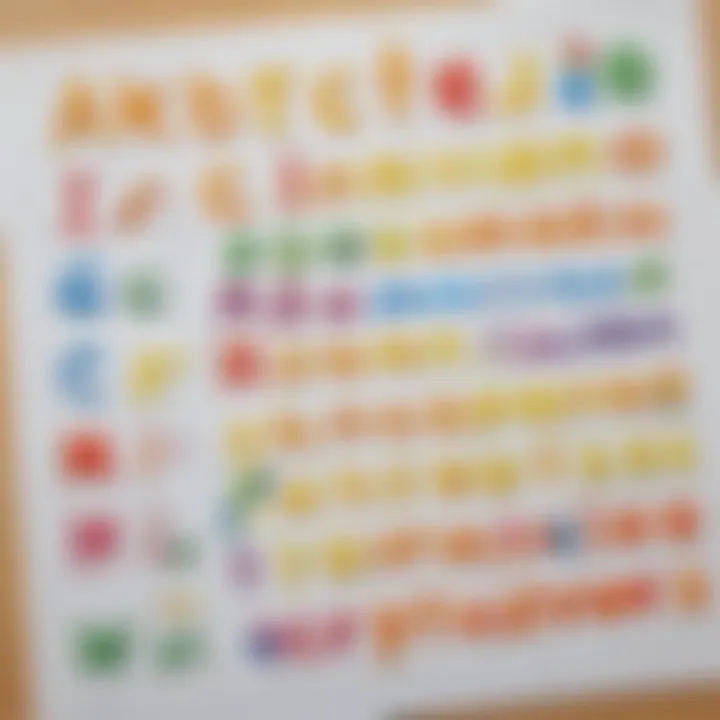 Preschooler's name tracing sheet with alphabet letters and numbers
