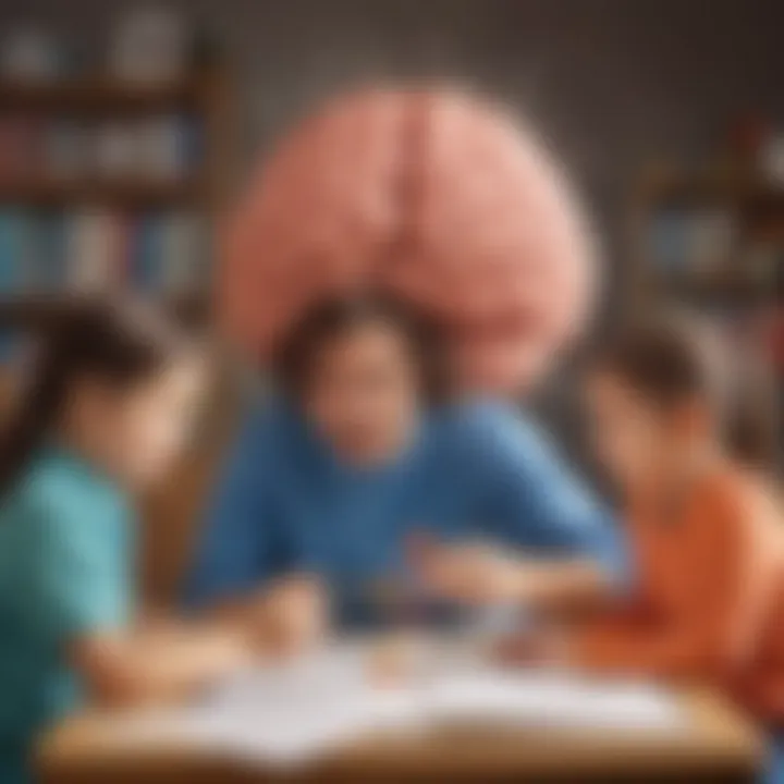 Educators collaborating on integrating Brain Gym techniques into their teaching methods.