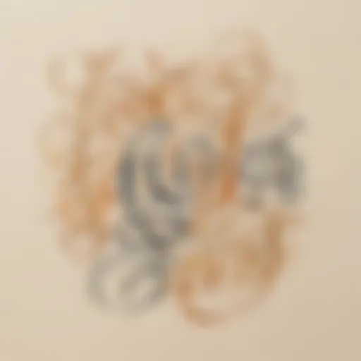 A close-up of elegant calligraphic script on textured paper
