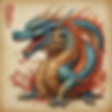 Mystical Dragon Chinese Zodiac Sign