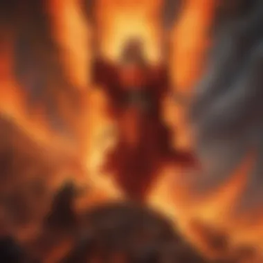 Hellfire in Christian Doctrine Fiery depiction representing the concept of hell