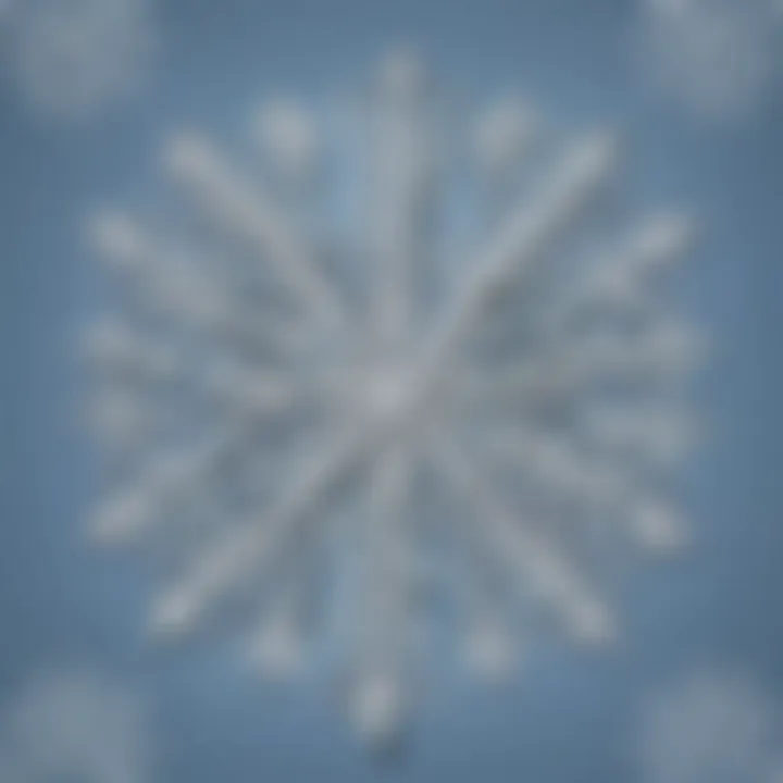 Whimsical Snowflake Illustration