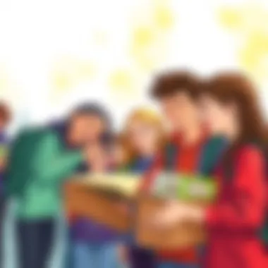 Students Engaging in Community Service Young students participating in a community service project