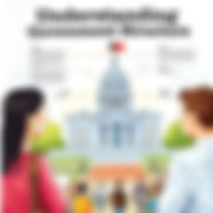 Understanding Government Structure An illustrated chart showing the structure of government