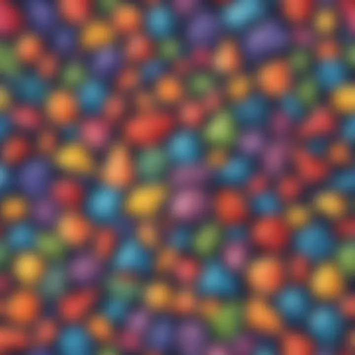 Imaginative Colorful Shapes Sorting Exercise