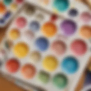 Creative Paint Palette Exploration for Kids